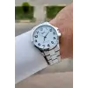 Gümüş Renk 40 mm Erkek Kol Saati