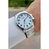Gümüş Renk 40 mm Erkek Kol Saati