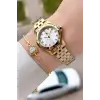 Santa Barbara Polo & Racquet Club Gold Renk 27,5 Mm Tam Çelik 5 ATM Su Geçirmez Kadın Kol Saati ve Bileklik