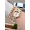 Santa Barbara Polo & Racquet Club Gold Renk 26 Mm Tam Çelik 5 ATM Su Geçirmez Kadın Kol Saati ve Bileklik