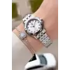 Santa Barbara Polo & Racquet Club Gümüş Renk 27,5 Mm Tam Çelik 5 ATM Su Geçirmez Kadın Kol Saati ve Bileklik