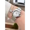Santa Barbara Polo & Racquet Club Gümüş Renk 27,5 Mm Tam Çelik 5 ATM Su Geçirmez Kadın Kol Saati ve Bileklik