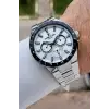 Gümüş Renk 44 mm İç Göstergeleri Aktif Erkek Kol Saati
