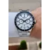 Gümüş Renk 44 mm İç Göstergeleri Aktif Erkek Kol Saati