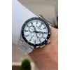 Gümüş Renk 44 mm İç Göstergeleri Aktif Erkek Kol Saati