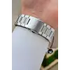 Gümüş Renk 44 mm İç Göstergeleri Aktif Erkek Kol Saati