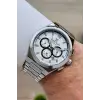 Gümüş Renk 43 mm İç Göstergeleri Aktif Erkek Kol Saati