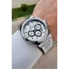 Gümüş Renk 43 mm İç Göstergeleri Aktif Erkek Kol Saati