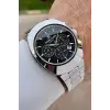 Kadranı Siyah Kordonu Gümüş Renk 39 mm İç Göstergeleri Aktif Erkek Kol Saati