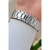 Kadranı Lacivert Kordonu Gümüş Renk 5 ATM Hediye Paketli 42 mm Erkek Kol Saati