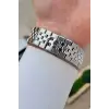 Kadranı Siyah Kordonu Gümüş Renk 41 mm Takvimli Erkek Kol Saati