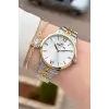 Gold Gümüş Renk 35 Mm Hediye Paketli Kadın Kol Saati Ve Bileklik