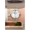 Gold Gümüş Renk 35 Mm Hediye Paketli Kadın Kol Saati Ve Bileklik