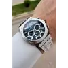 Kadranı Mavi Kordonu Gümüş Renk 44 mm İç Göstergeleri Aktif Erkek Kol Saati