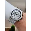 Gümüş Renk 44 mm İç Göstergeleri Aktif Erkek Kol Saati