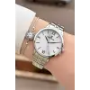 Gümüş Renk 35 mm Kadın Kol Saati ve Hediye Bileklik