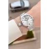 Gümüş Renk 35 mm Kadın Kol Saati ve Hediye Bileklik