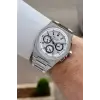 Gümüş Renk 41 Mm İç Göstergeleri Aktif Erkek Kol Saati