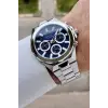 Kadranı Lacivert Kordonu Gümüş Renk 43 Mm İç Göstergeleri Aktif Erkek Kol Saati