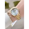 Gold Renk 35 mm Hediye Paketli Kadın Kol Saati ve Bileklik