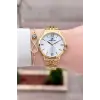 Gold Renk 35 mm Hediye Paketli Kadın Kol Saati ve Bileklik