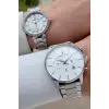 Gümüş Renk Sevgili Çift Kol Saati STISTE10