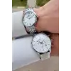 Gümüş Renk Sevgili Çift Kol Saati STISTE9