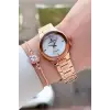 Rose Renk 30 mm Hediye Paketli Kadın Kol Saati ve Hediye Bileklik