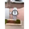 Gümüş Renk 30 mm Hediye Paketli Kadın Kol Saati ve Hediye Bileklik