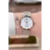 Rose Gümüş Renk Hediye Paketli 30 mm Hediye Paketli Kadın Kol Saati