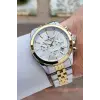 Gold Gümüş Renk 42 mm Hediye Paketli İç Göstergeleri Aktif Erkek Kol Saati