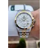 Gold Gümüş Renk 42 mm Hediye Paketli İç Göstergeleri Aktif Erkek Kol Saati