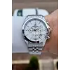 Gümüş Renk 42 mm Hediye Paketli İç Göstergeleri Aktif Erkek Kol Saati