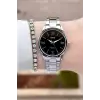 Casio Csıste249 Kadranı Siyah Kordonu Gümüş Renk Garantili Kadın Kol Saati