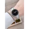 Casio Csıste249 Kadranı Siyah Kordonu Gümüş Renk Garantili Kadın Kol Saati