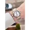 Rose Gümüş Renk Kadın Kol Saati ve Bileklik