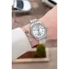 Gümüş Renk 34 Mm Kadın Kol Saati ve Bileklik