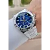 Kadranı Lacivert Kordonu Gümüş Renk 45 mm İç Göstergeleri Aktif Erkek Kol Saati