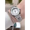 Gümüş Renk Hediye Paketli 30 Mm Kadın Kol Saati ve Bileklik