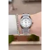 Gümüş Renk Hediye Paketli 30 Mm Kadın Kol Saati ve Bileklik