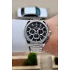 Kadranı Siyah Kordonu Gümüş Renk 44 mm İç Göstergeleri Aktif Erkek Kol Saati