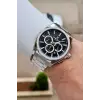 Kadranı Siyah Kordonu Gümüş Renk 44 mm İç Göstergeleri Aktif Erkek Kol Saati