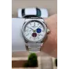 Kadranı Renkli Kordonu Gümüş Renk 44 mm İç Göstergeleri Aktif Erkek Kol Saati