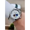 Kadranı Renkli Kordonu Gümüş Renk 44 mm İç Göstergeleri Aktif Erkek Kol Saati