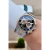 Rose Gümüş Renk Otomatik 42 mm İç Göstergeleri Aktif Erkek Kol Saati