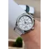 Gümüş Renk 44 mm Hediye Paketli İç Göstergeleri Aktif Erkek Kol Saati