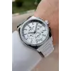 Gümüş Renk 44 mm Hediye Paketli İç Göstergeleri Aktif Erkek Kol Saati