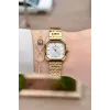 Gold Hediye Paketli 23 Mm Kare Kadın Kol Saati ve Bileklik