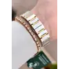 Santa Barbara Polo & Racquet Club Gold Gümüş Renk 23,5 Mm Kadın Kol Saati ve Bileklik
