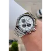 Gümüş Renk 43 mm Erkek Kol Saati